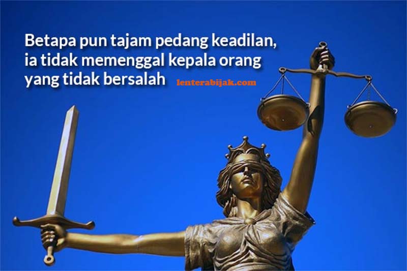 Kata-kata Bijak Menarik Tentang Keadilan - Lentera Bijak