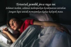 Kata-kata Bijak Pengantar Istirahat Tidur