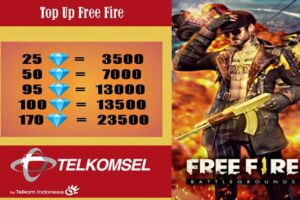 Top Up Free Fire Dengan Pulsa Telkomsel