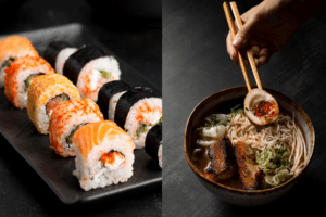 sushi dan ramen jepang