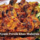 ayam percik khas malaysia