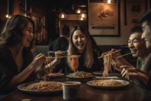 budaya china pada makanan di negara asia