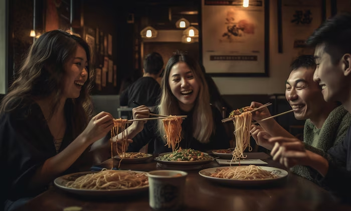 budaya china pada makanan di negara asia