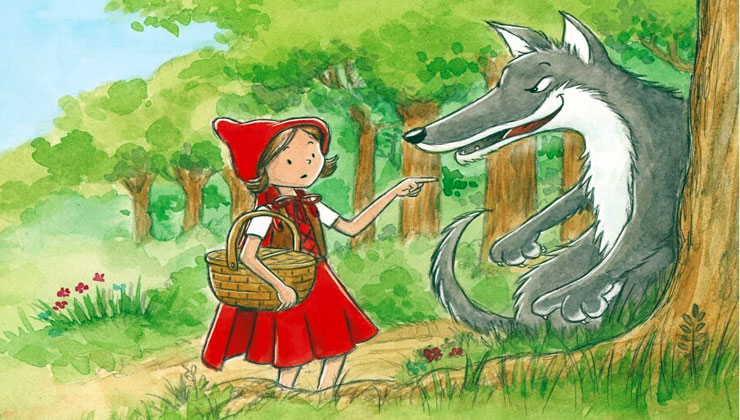 dongeng little red riding hood
